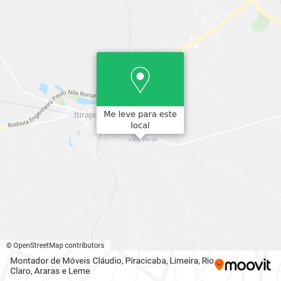 Montador de Móveis Cláudio mapa