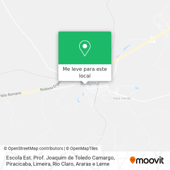 Escola Est. Prof. Joaquim de Toledo Camargo mapa