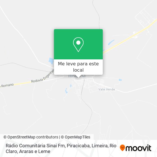 Rádio Comunitária Sinai Fm mapa