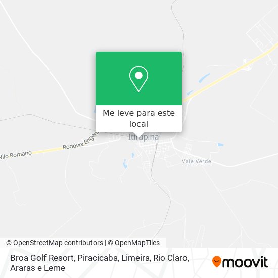 Broa Golf Resort mapa