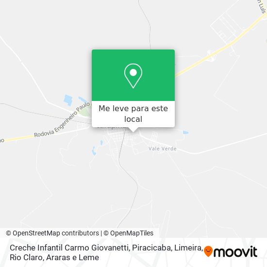 Creche Infantil Carmo Giovanetti mapa