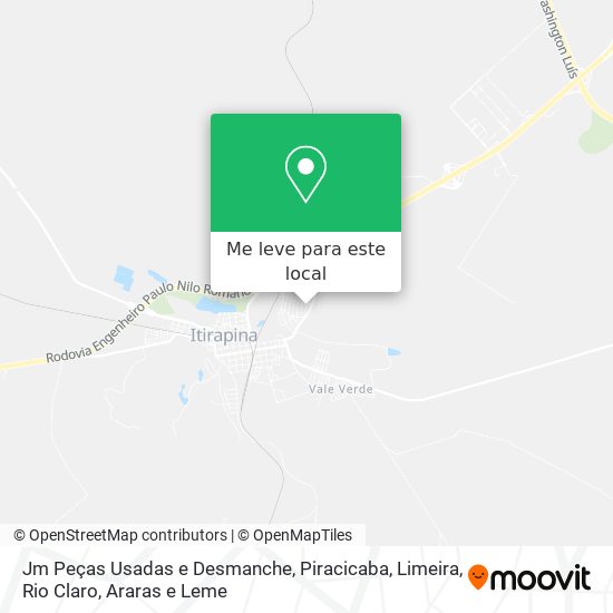 Jm Peças Usadas e Desmanche mapa