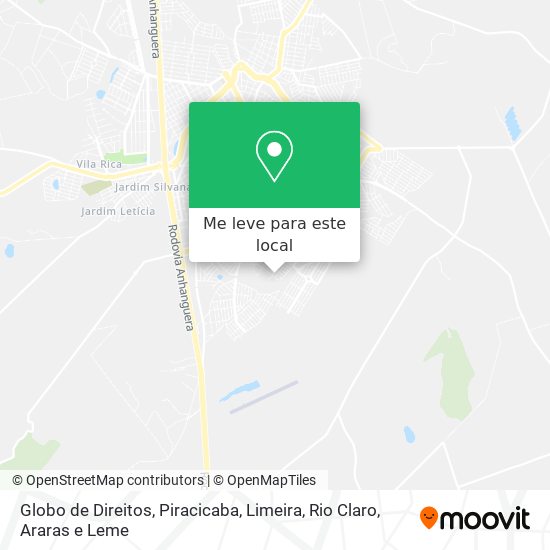 Globo de Direitos mapa