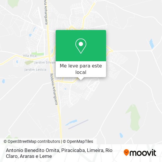 Antonio Benedito Omita mapa