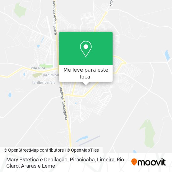 Mary Estética e Depilação mapa