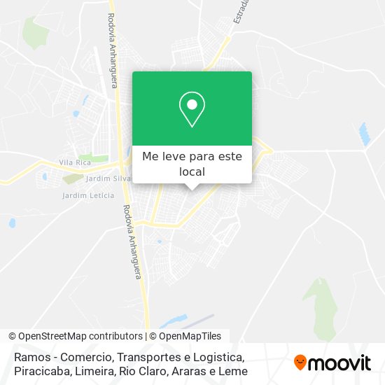 Ramos - Comercio, Transportes e Logistica mapa