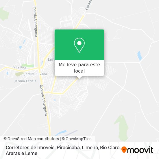 Corretores de Imóveis mapa