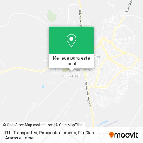 R.L. Transportes mapa