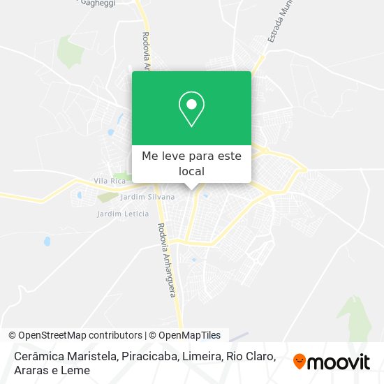 Cerâmica Maristela mapa