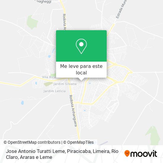 Jose Antonio Turatti Leme mapa