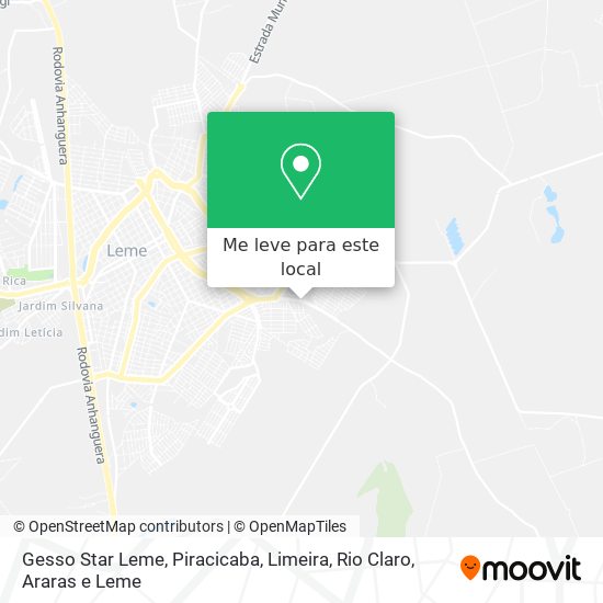 Gesso Star Leme mapa