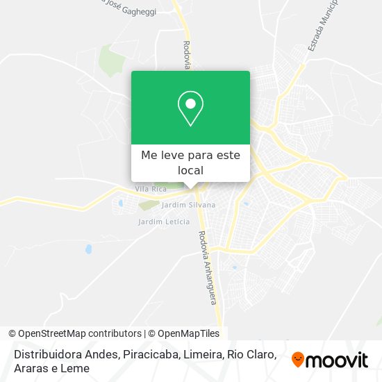 Distribuidora Andes mapa