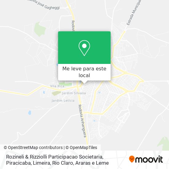 Rozineli & Rizziolli Participacao Societaria mapa