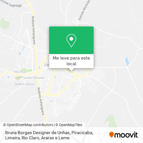Bruna Borges Designer de Unhas mapa