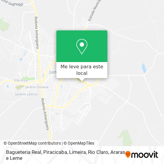 Bagueteria Real mapa