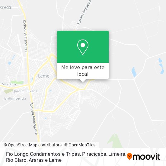 Fio Longo Condimentos e Tripas mapa