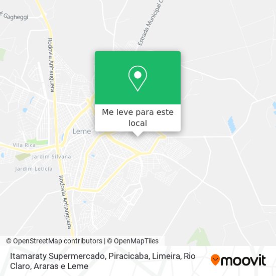 Itamaraty Supermercado mapa