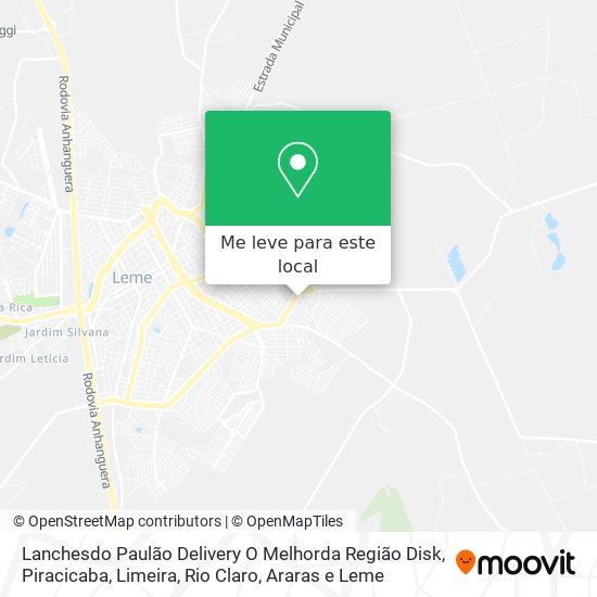 Lanchesdo Paulão Delivery O Melhorda Região Disk mapa