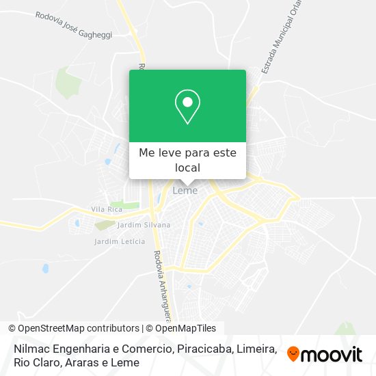 Nilmac Engenharia e Comercio mapa