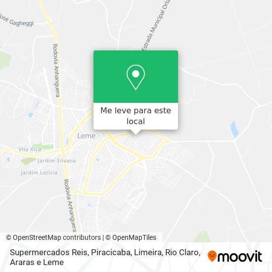 Supermercados Reis mapa