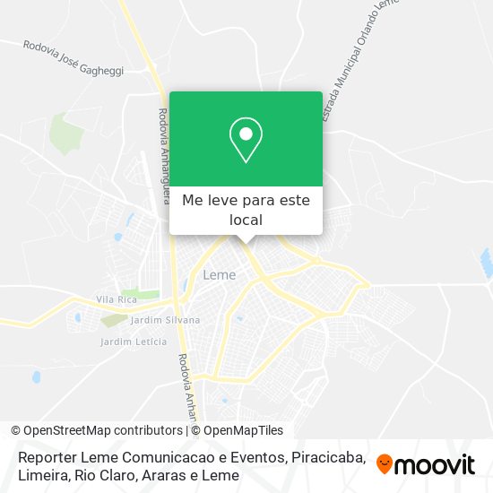 Reporter Leme Comunicacao e Eventos mapa