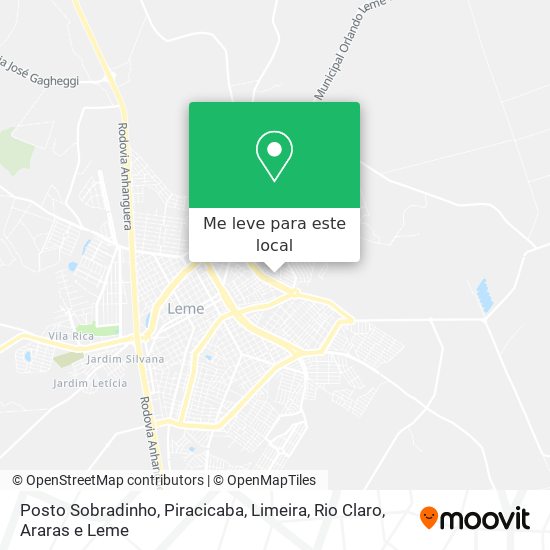 Posto Sobradinho mapa