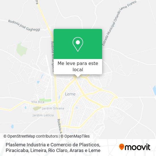 Plasleme Industria e Comercio de Plasticos mapa