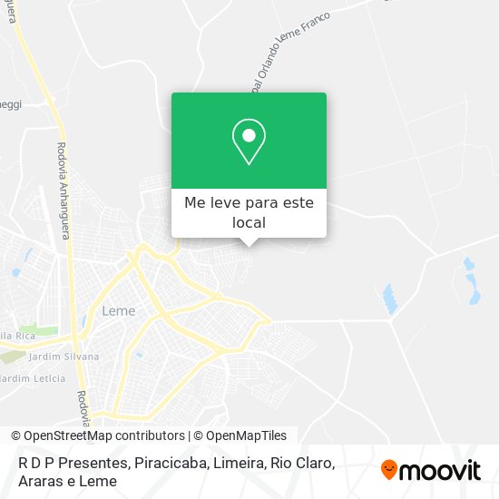 R D P Presentes mapa