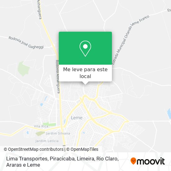 Lima Transportes mapa