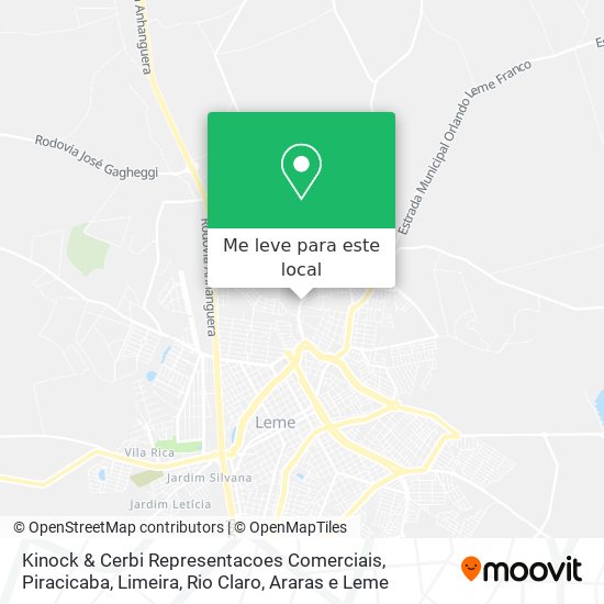Kinock & Cerbi Representacoes Comerciais mapa