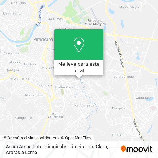 Assaí Atacadista mapa