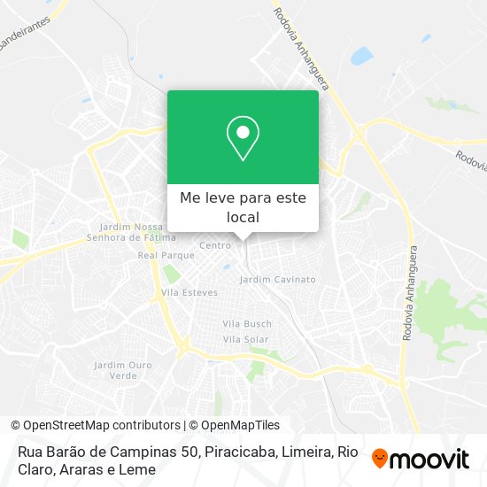 Rua Barão de Campinas 50 mapa