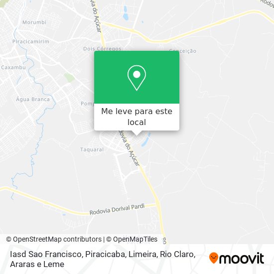 Iasd Sao Francisco mapa