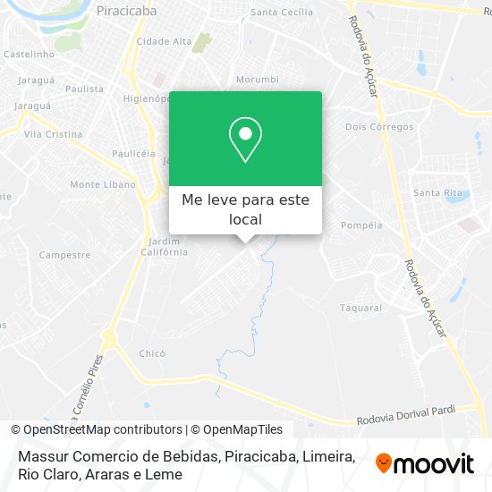 Massur Comercio de Bebidas mapa