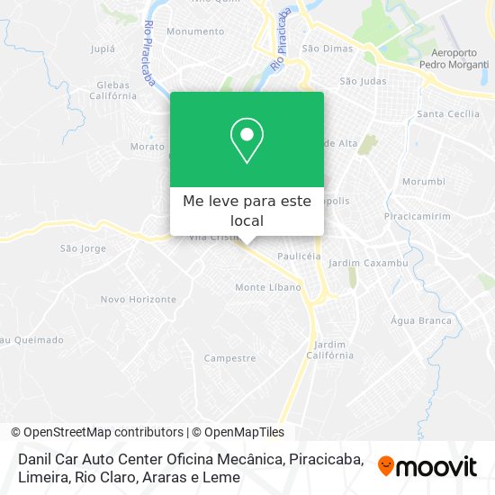 Danil Car Auto Center Oficina Mecânica mapa