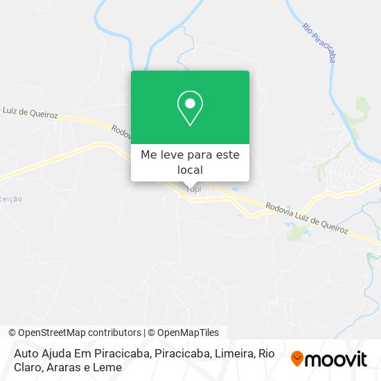 Auto Ajuda Em Piracicaba mapa