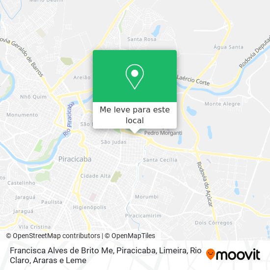 Francisca Alves de Brito Me mapa