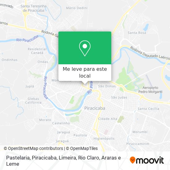 Pastelaria mapa