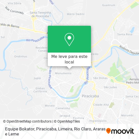 Equipe Bokator mapa