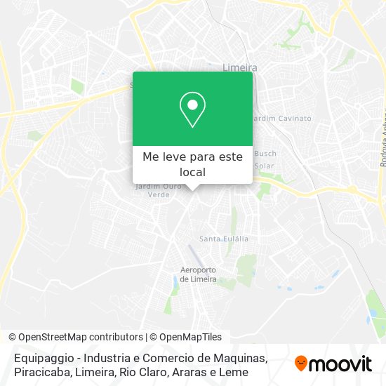 Equipaggio - Industria e Comercio de Maquinas mapa
