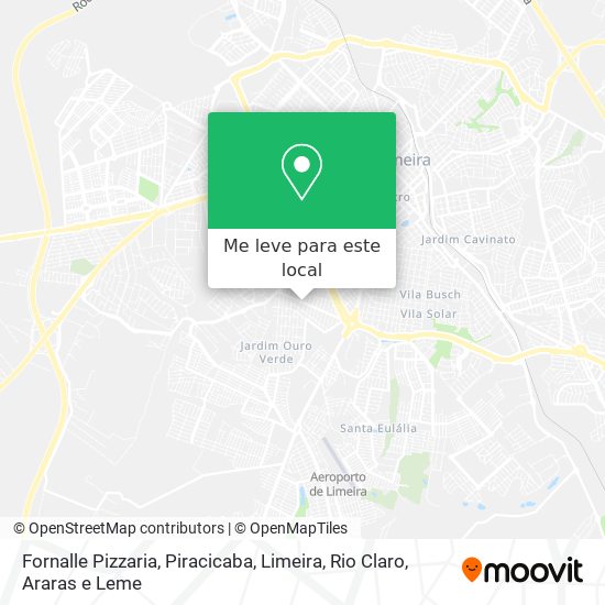 Fornalle Pizzaria mapa