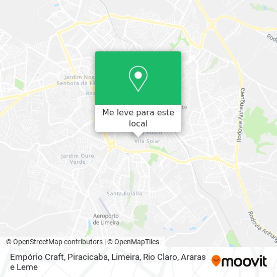 Empório Craft mapa
