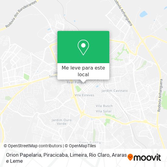 Orion Papelaria mapa