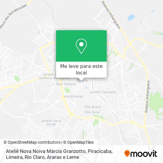 Ateliê Nova Noiva Márcia Granzotto mapa