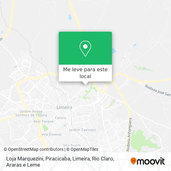 Loja Marquezini mapa