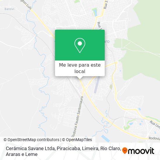 Cerâmica Savane Ltda mapa
