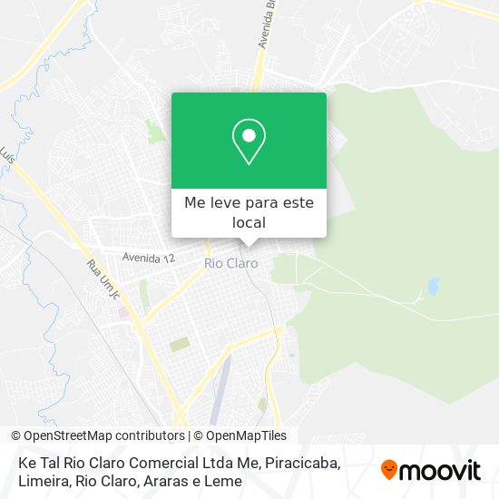 Ke Tal Rio Claro Comercial Ltda Me mapa