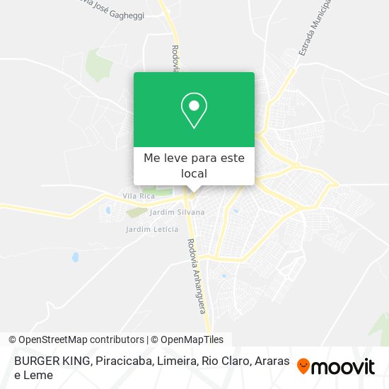BURGER KING mapa