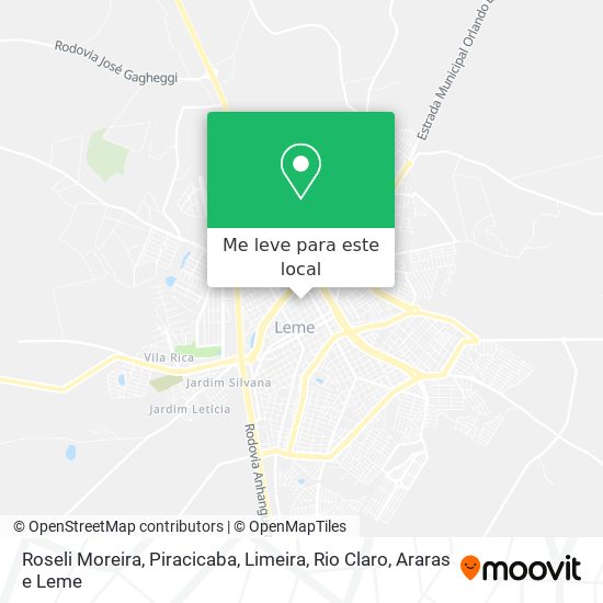 Roseli Moreira mapa