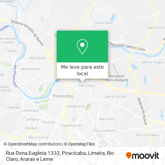 Rua Dona Eugênia 1332 mapa